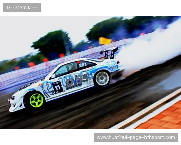 汽车漂移赛秀出精准贴边漂移